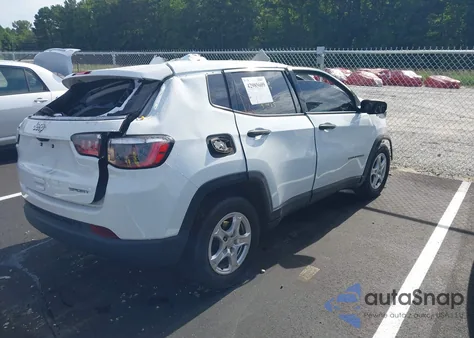 2022 Jeep Compass Sport из США, поврежденный, VIN 3C4NJCAB9NT179931